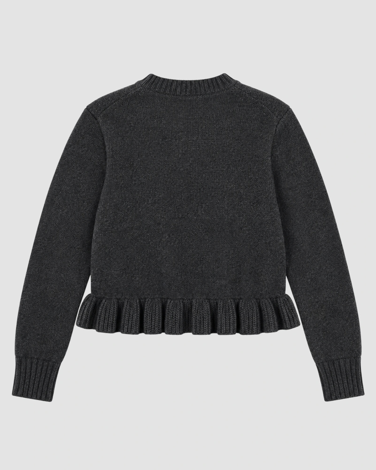 fibbie cardigan cecilie bahnsen charcoal grey 2