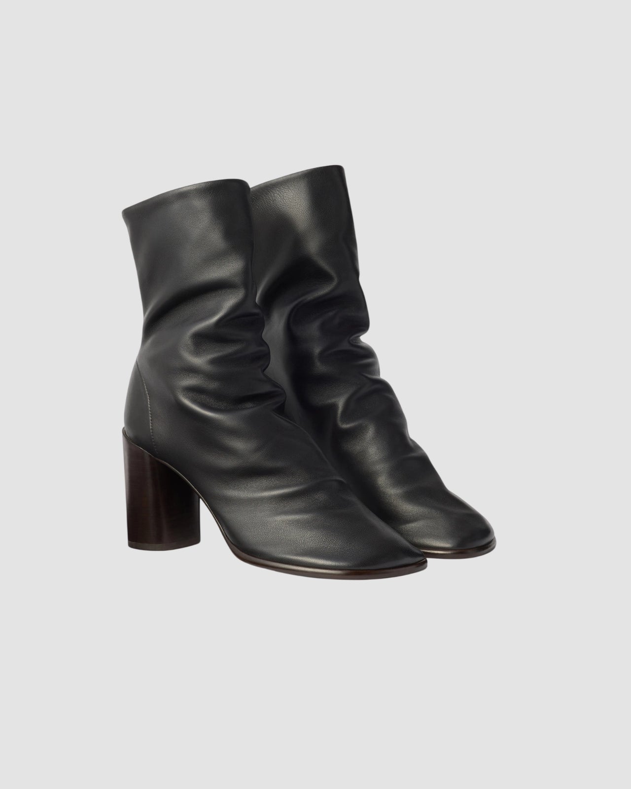 glove ankle boots 80 lemaire dark chocolate 4