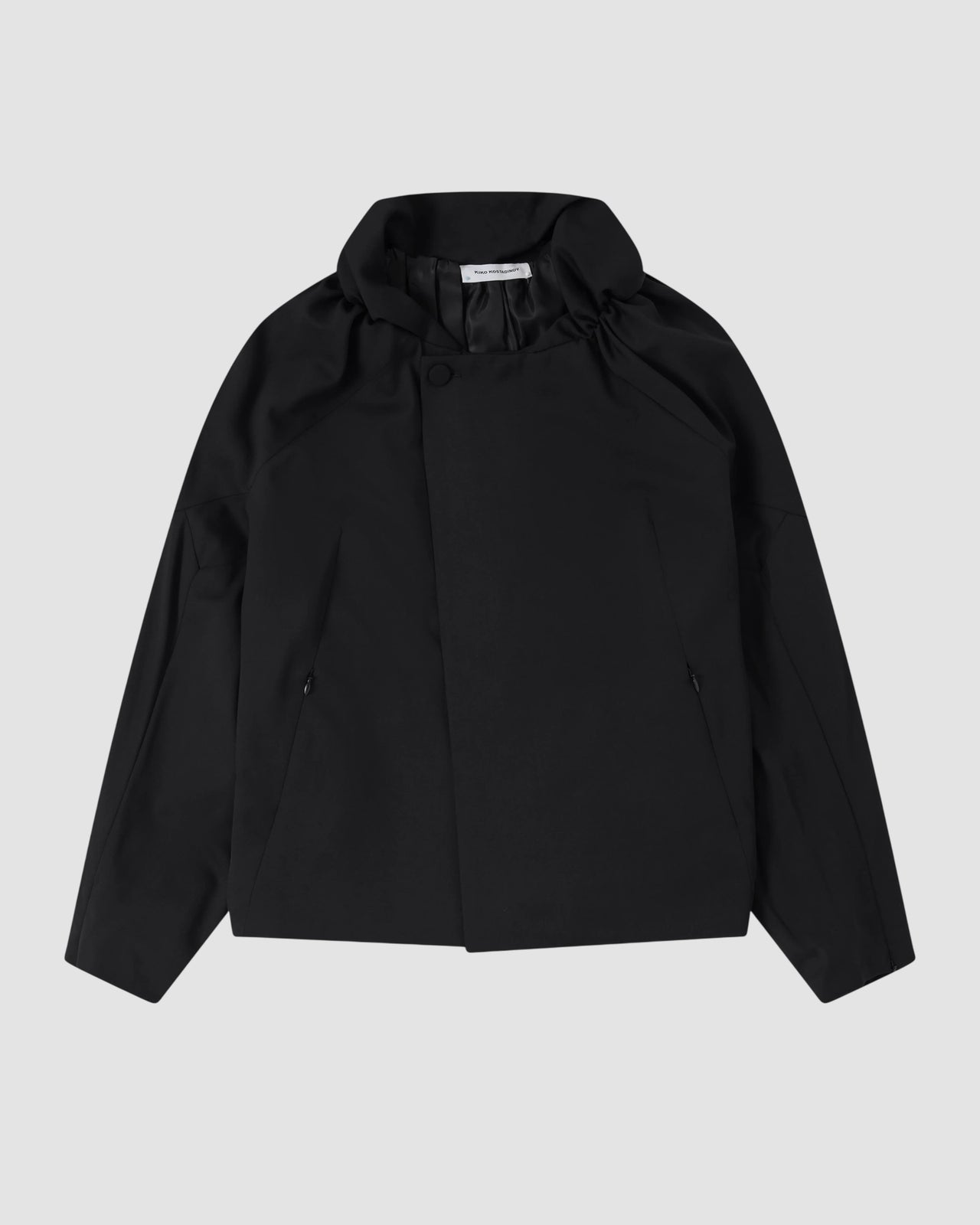 helmond gathered blouson kiko kostadinov crow black 1