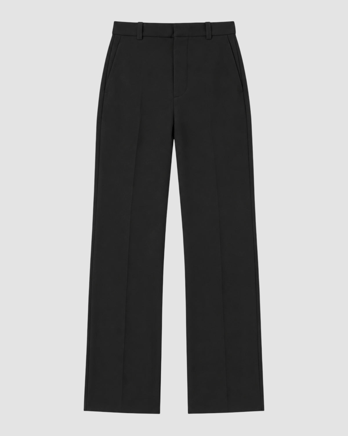 high waist tailored cigarette pants coperni black 1