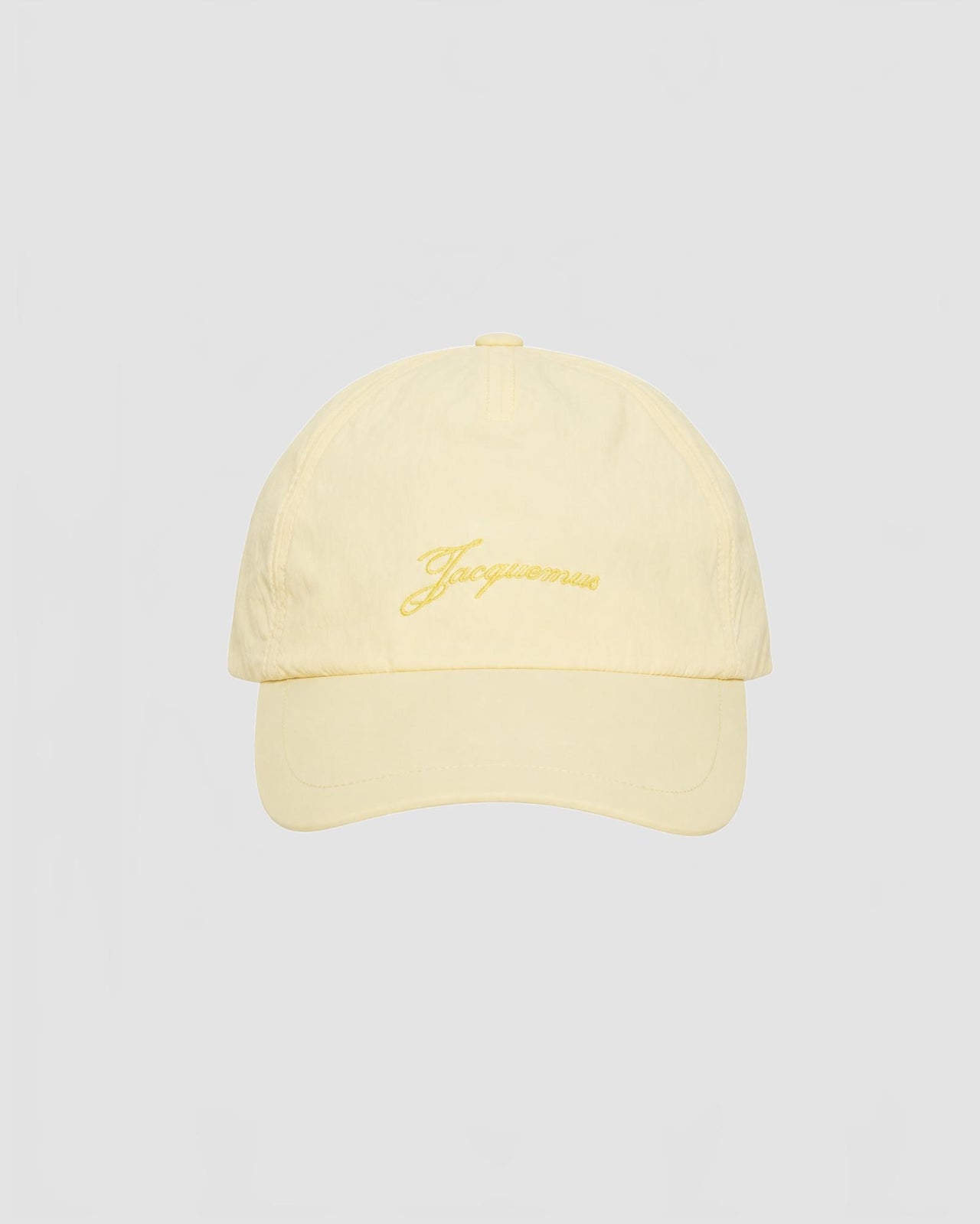 jacquemus casquette de baseball baluchon jaune 20 284 29