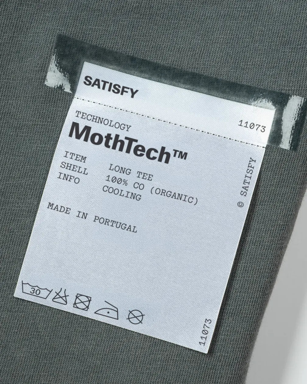 mothtech long tee satisfy faded black 4