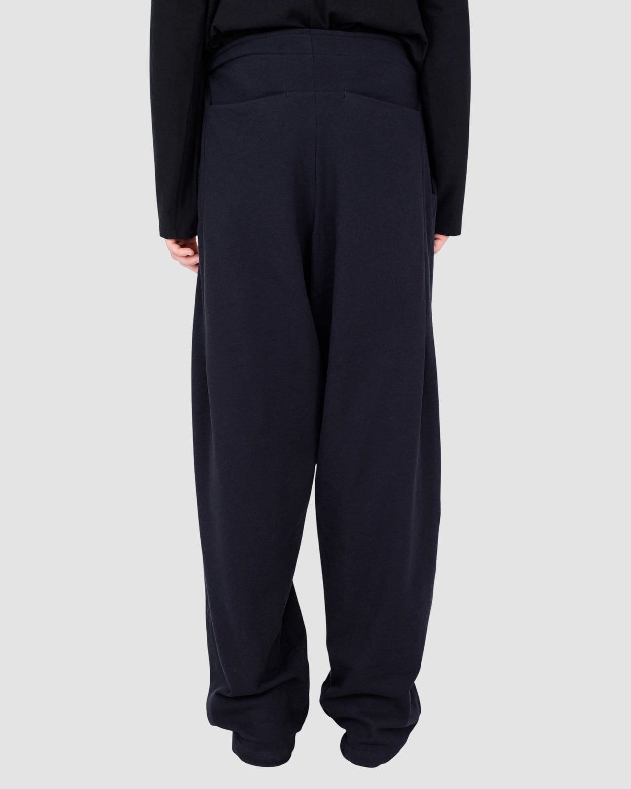 oscar wide trousers kiko kostadinov smooth black 5