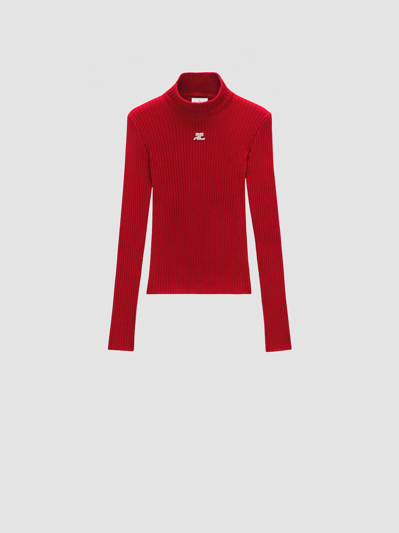 Reedition Knit Ls Jumper - Courreges - Red