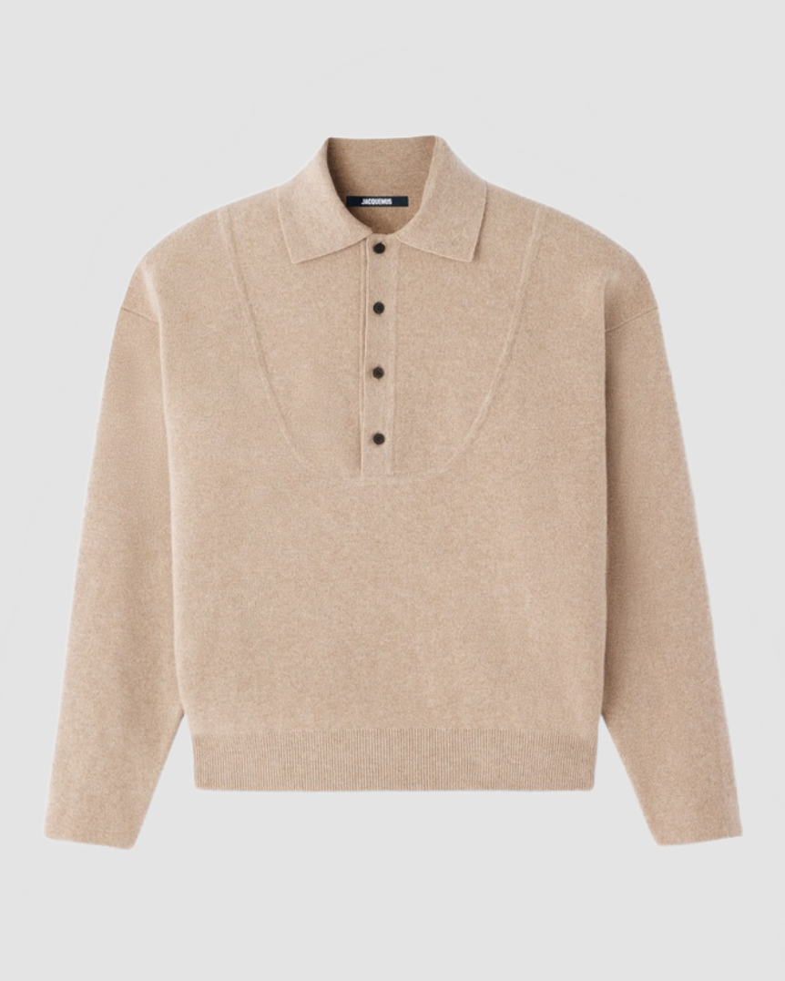 La Maille Vareuse Pallone - Jacquemus - Beige