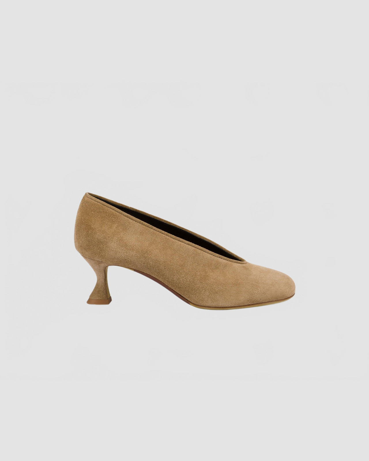 Escarpins En Suède Canard - Moschino - Beige