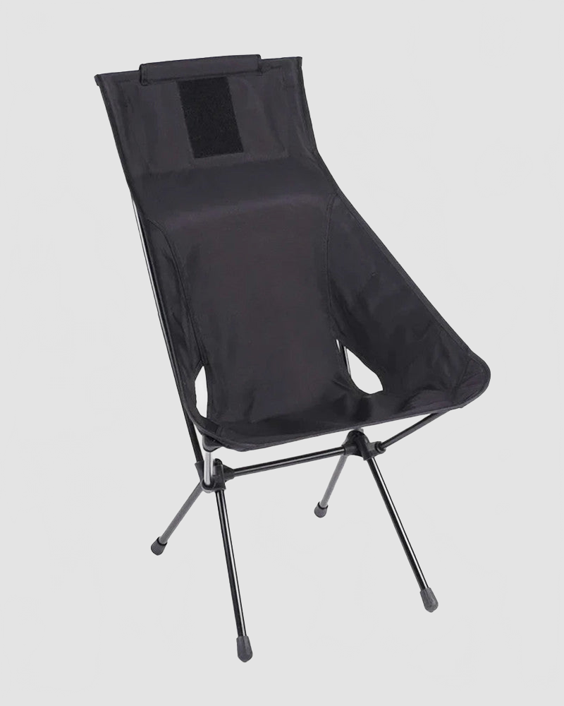 Chaise de soleil Tactical noir