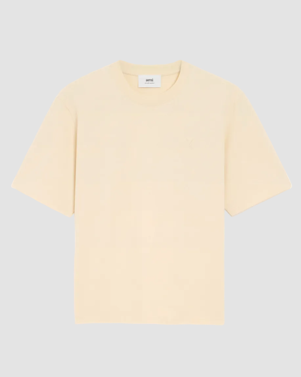 T-shirt petit ADC embossé ivoire
