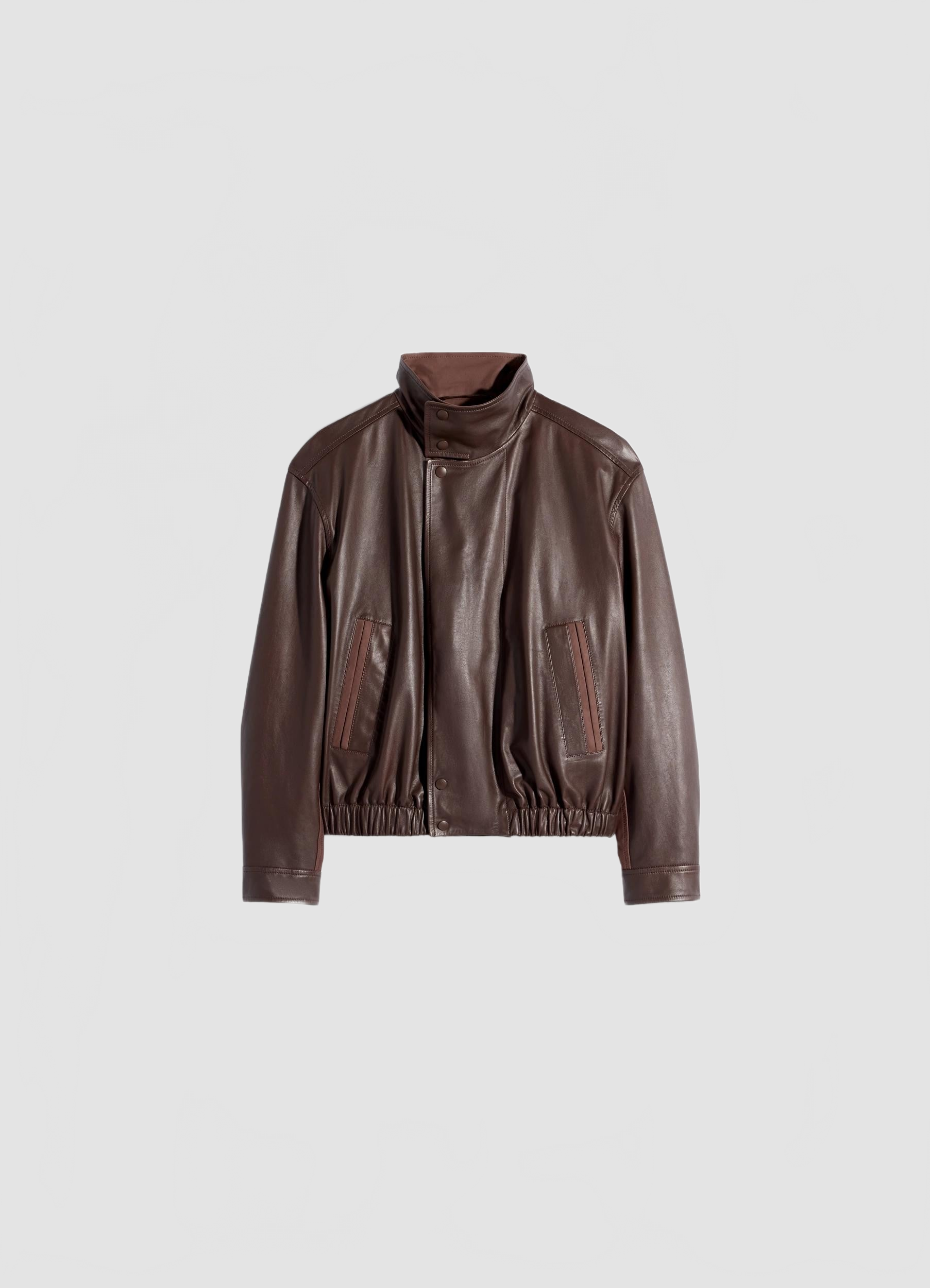 Soft Leather Jacket - Lemaire - Chocolate - JoggingJogging