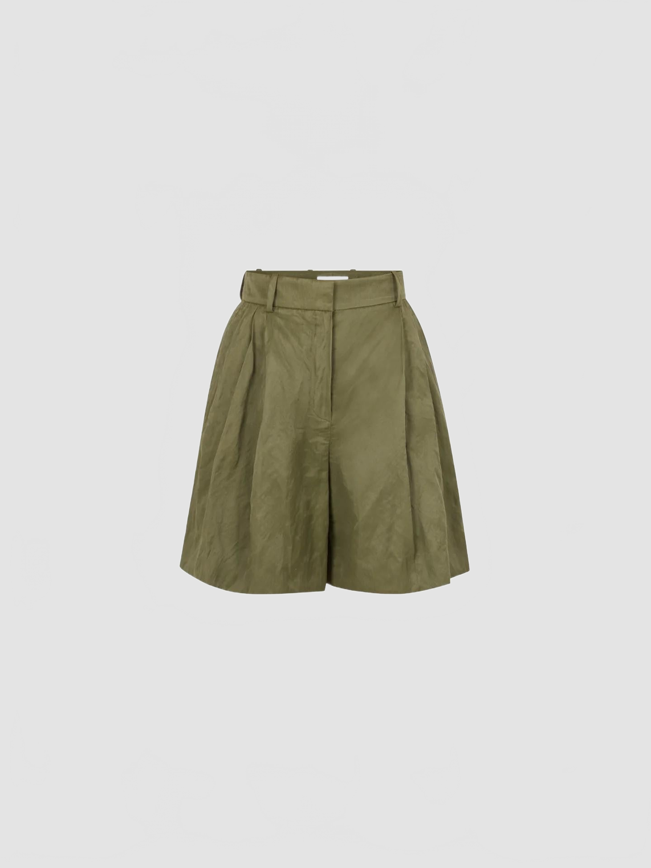 Short In Wrinkled Cotton - Nina Ricci - Khaki