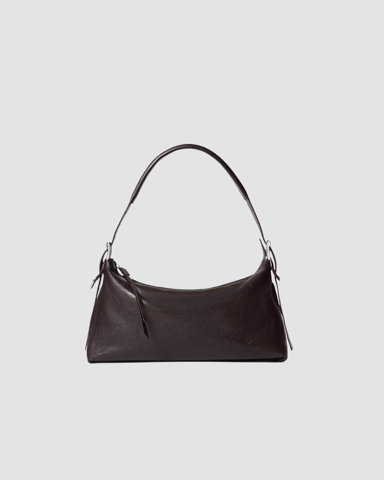 Belted Baguette Bag - Lemaire - Dark Chocolate
