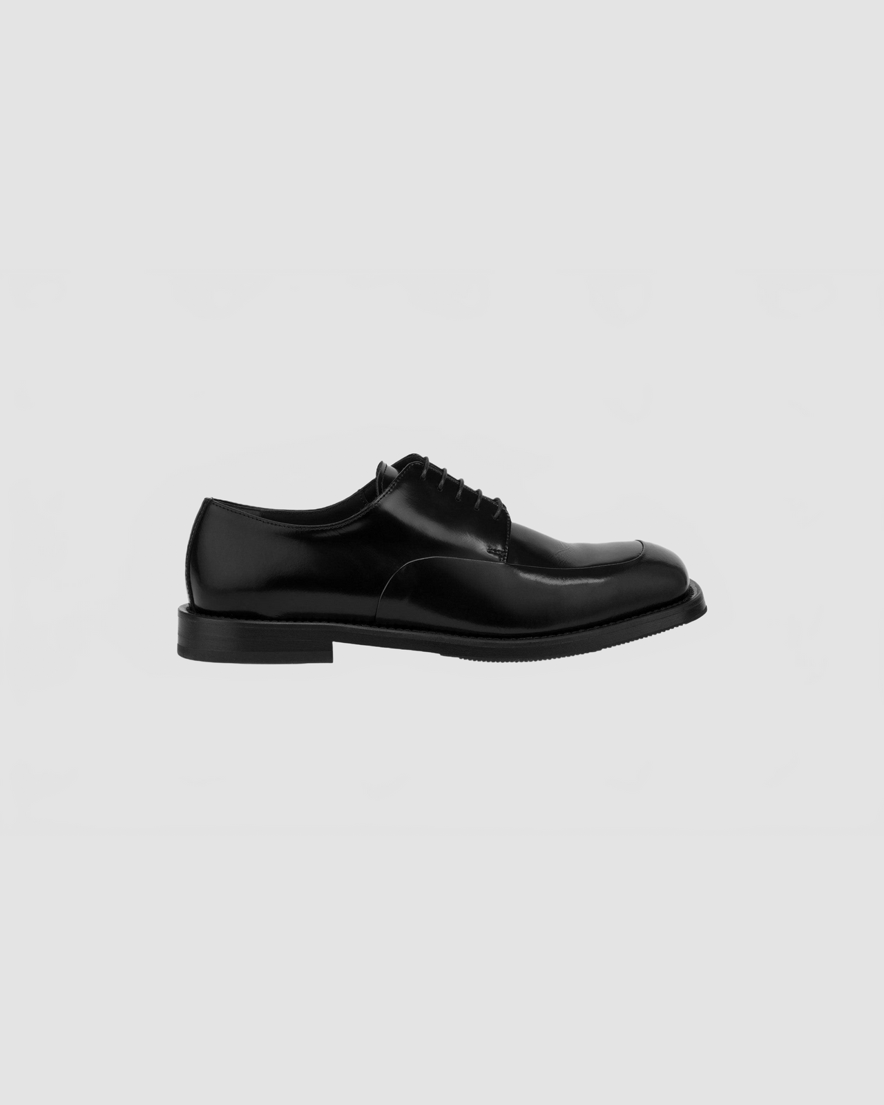 Derby En Veau Brossé Homme - Moschino - Noir