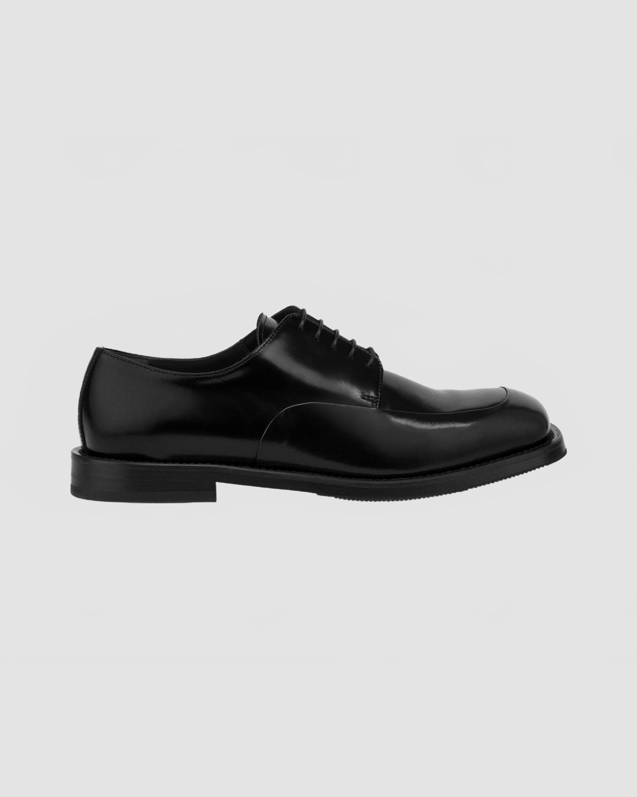 Derby En Veau Brossé Homme - Moschino - Noir