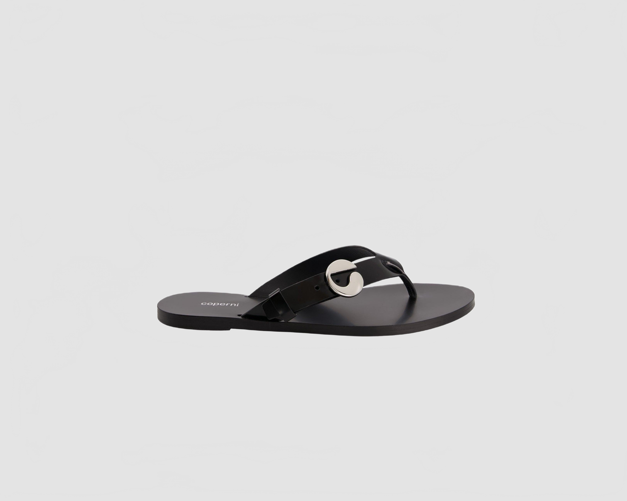 C Logo Flip Flops - Coperni - Noir