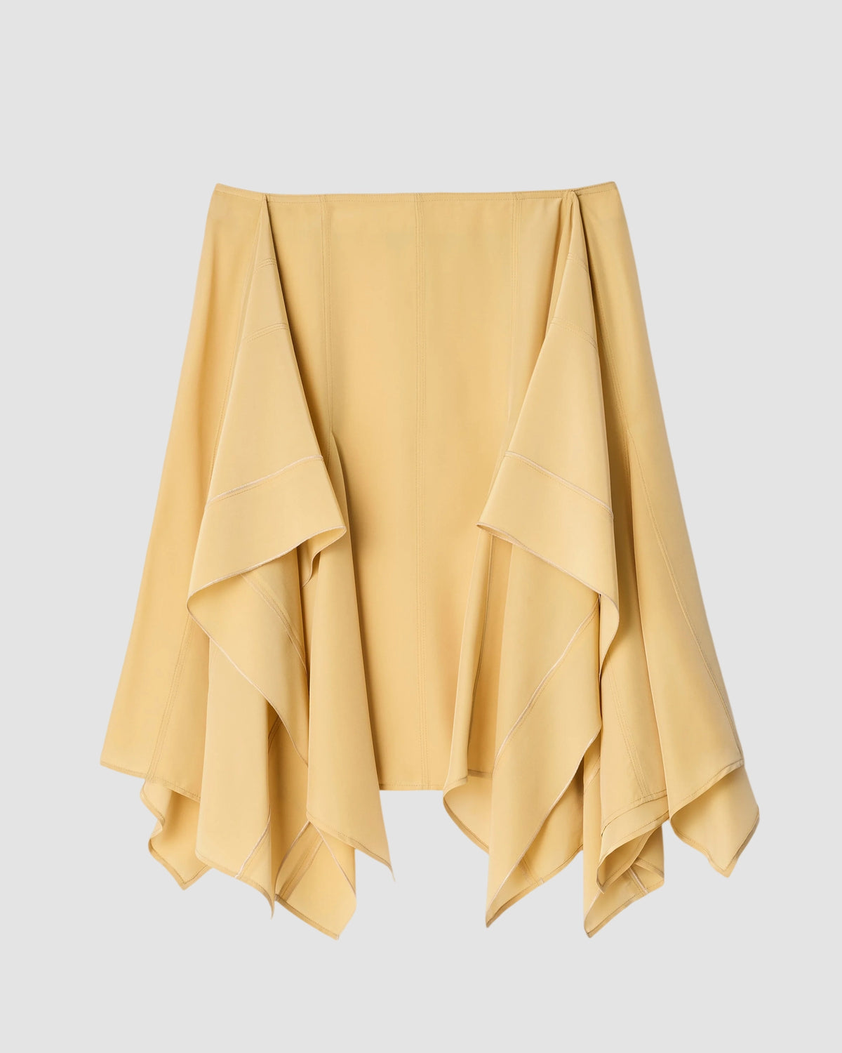 paneled skirt lemaire custard 1