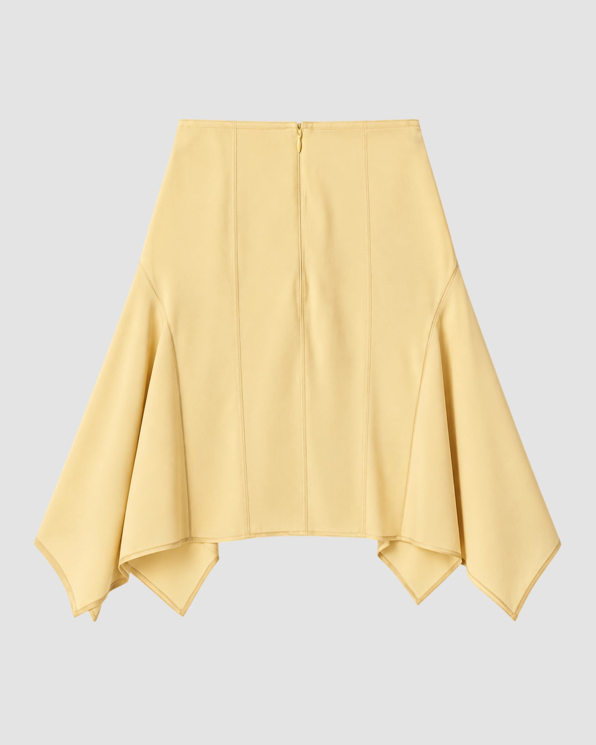 paneled skirt lemaire custard 2