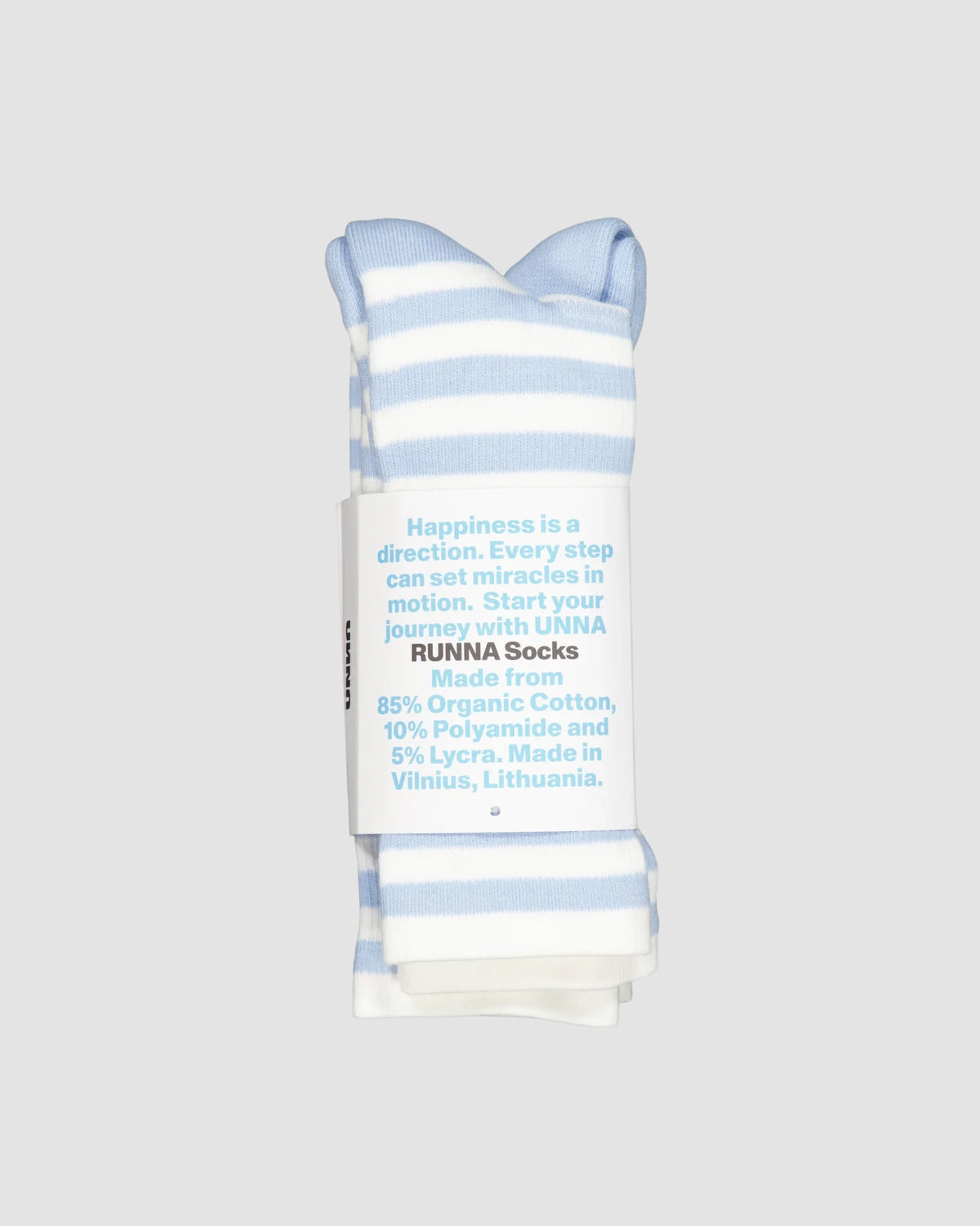 runna socks 2 pack unna baby blue 3