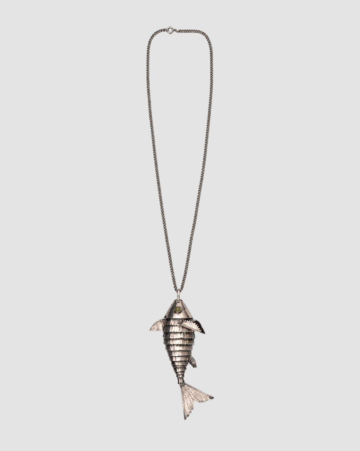 sautoir argent poisson 1