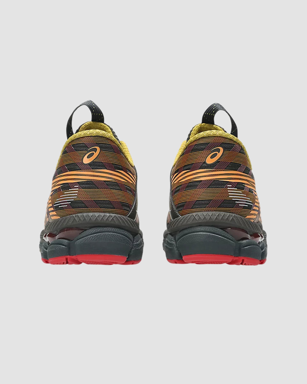 us8 s gel sj33 asics black coffee orange lily 5