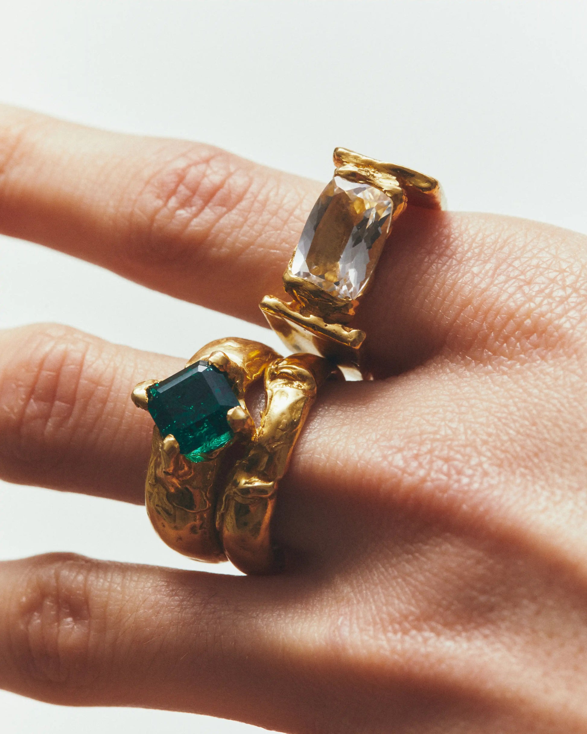 04 april white topaz ring gold hands 4