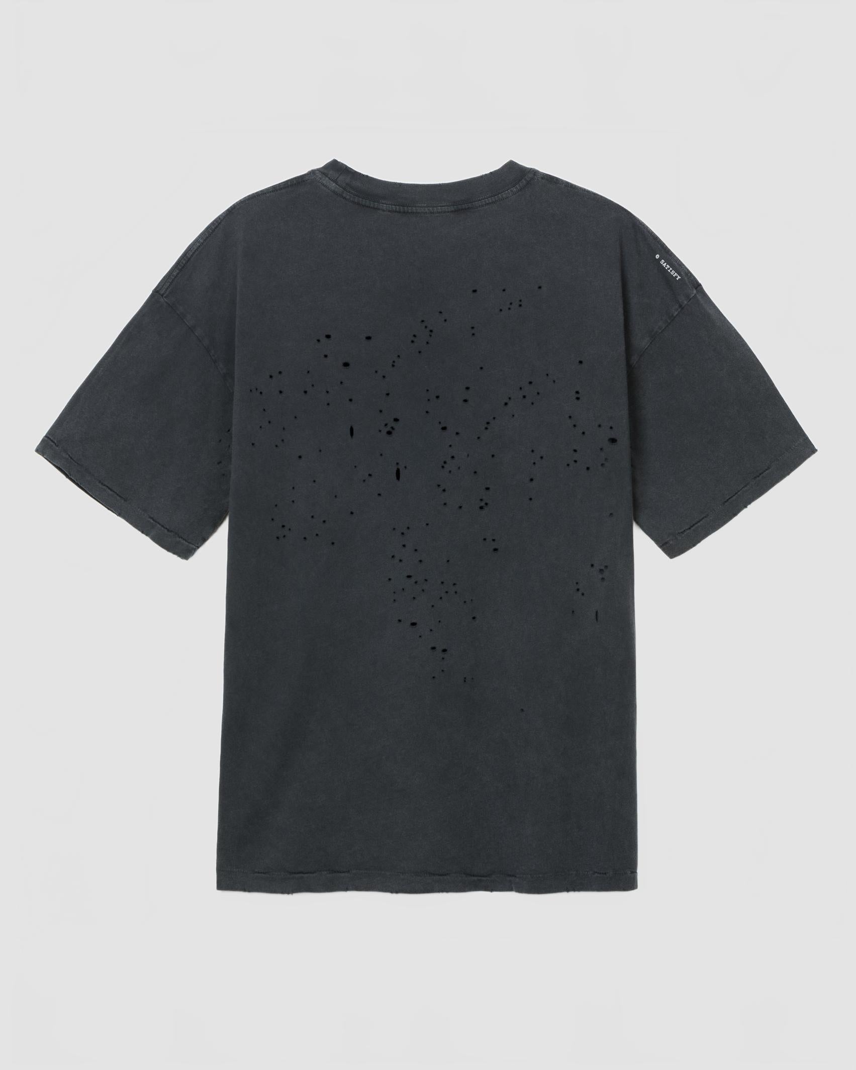 11006 00A16 mothtech t shirt aged black horse back