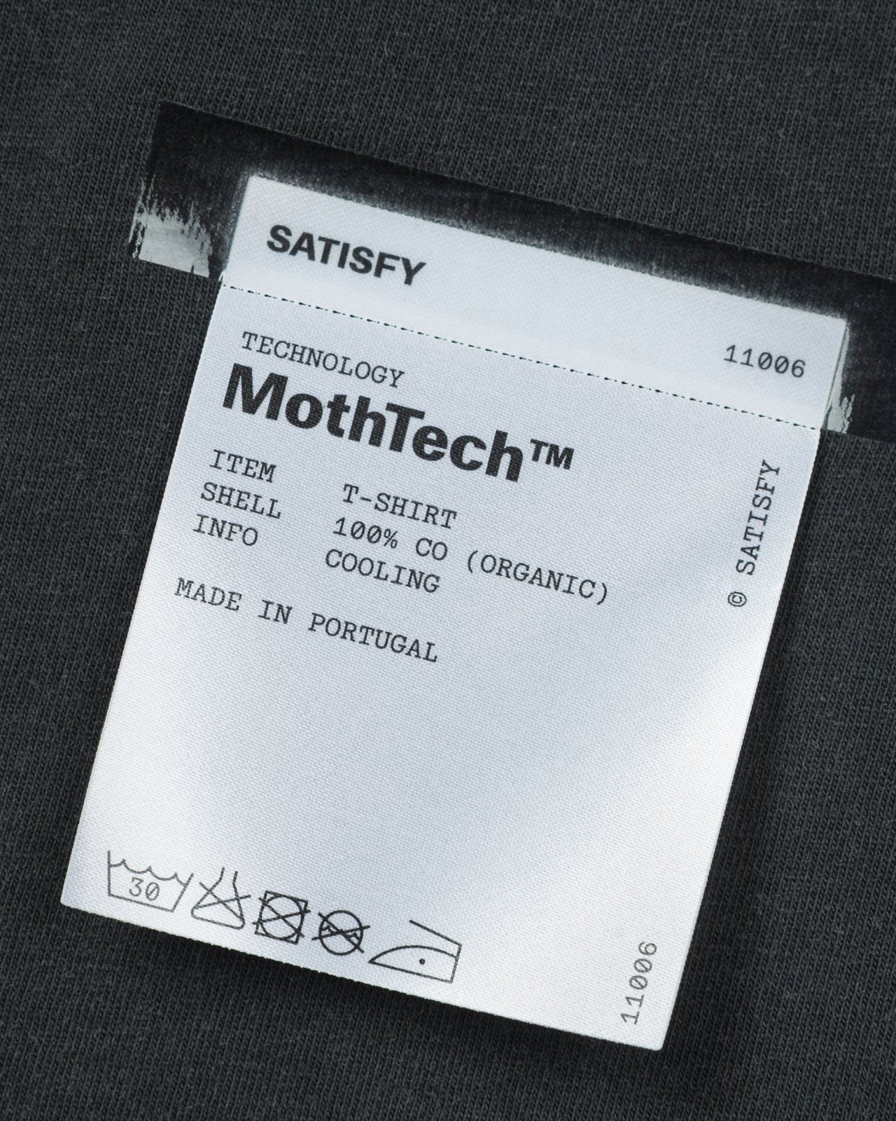 11006 00A21 mothtech truck satisfy aged black care label