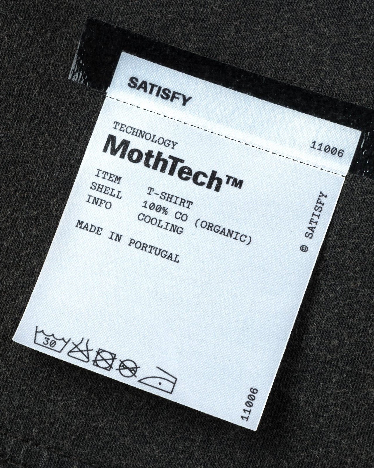 11006 AB SAC Mothtech t shirt aged black label