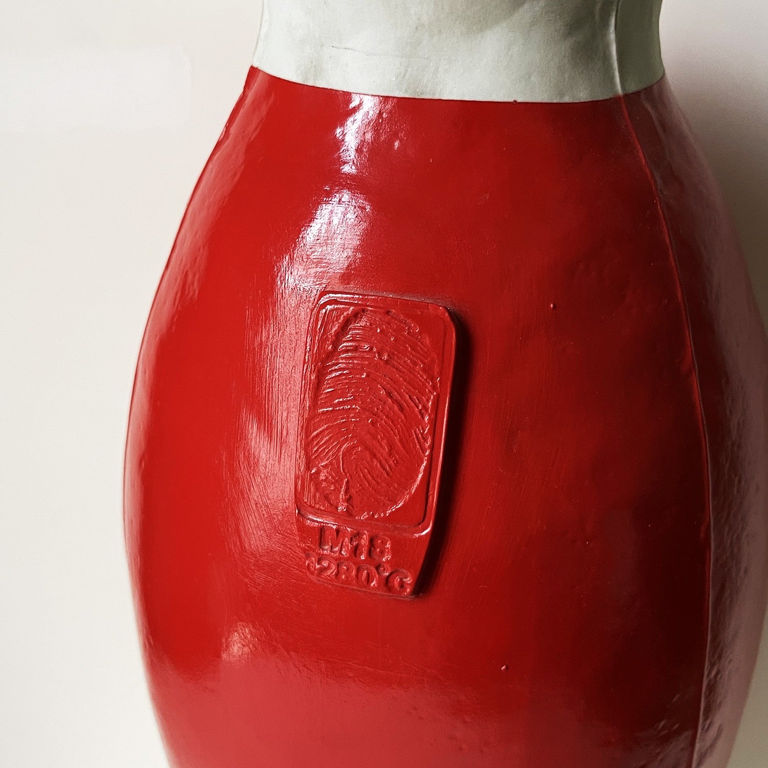 Hella Jongerius Red White Vase