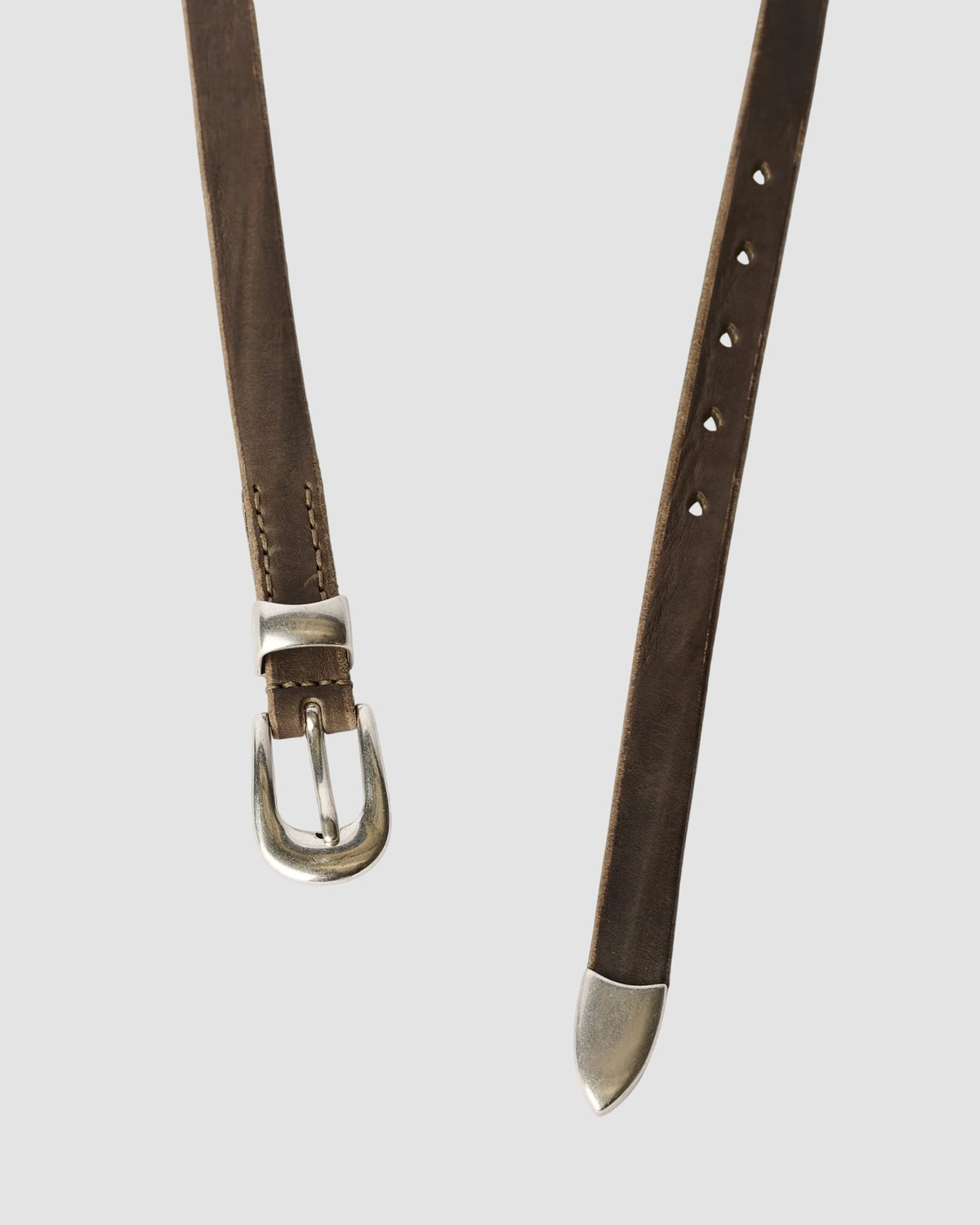 2 cm belt   our legacy   sundried clay leather 2