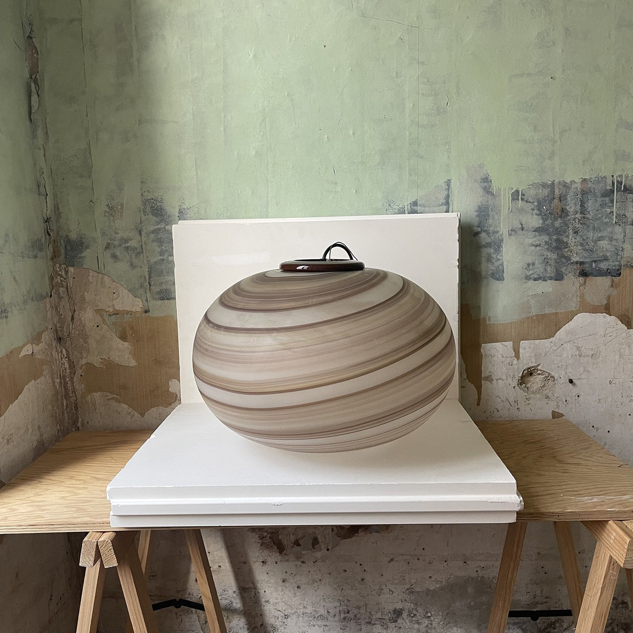 Gaetano Sciolari Murano ceiling Lamp circa 1970