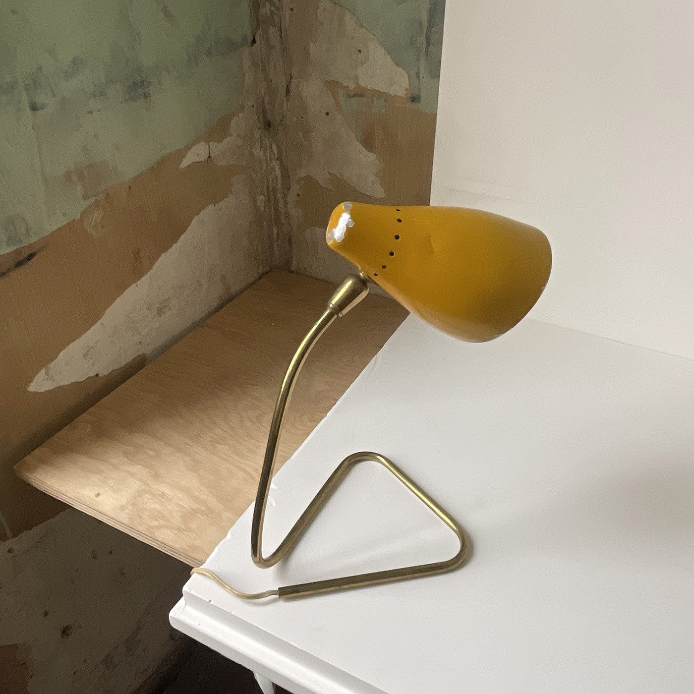Jacques Biny, Table Lamp and Wall Lamp Circa 1950 - JoggingJogging