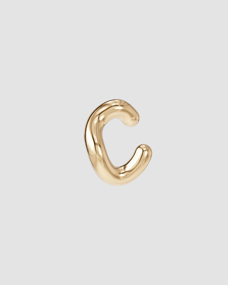 Cuff d'oreille wave vermeil