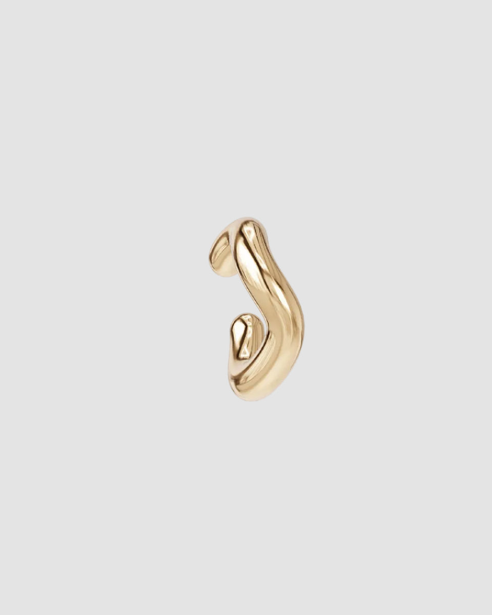 Cuff d'oreille wave vermeil