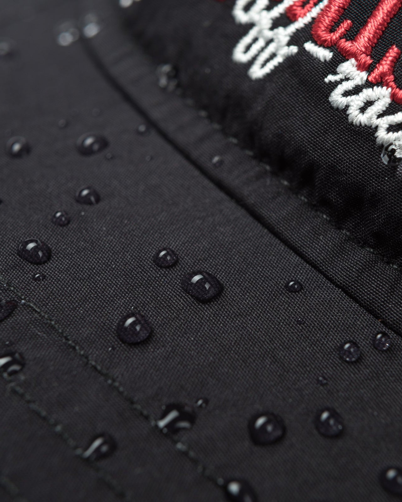 31025 00017 flitesilk 5 panel pinch cap black water repellent