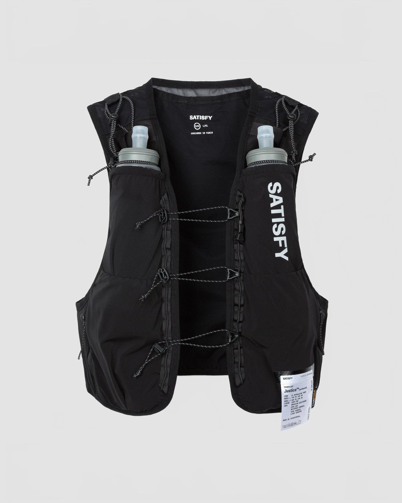 34005 BK SA justice cordura 5l hydration vest black front 3e05590a 047c 450d a313 dfaea4f853df 1