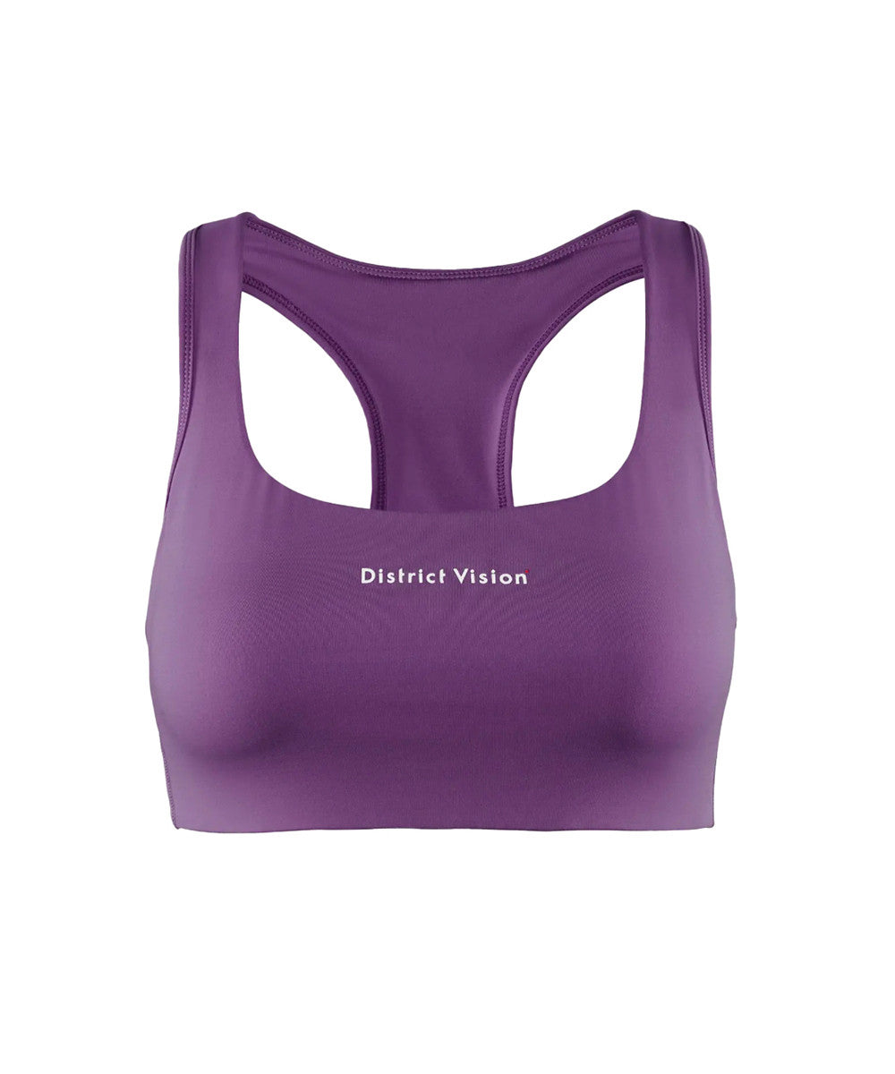 Brassière à double épaisseur violet