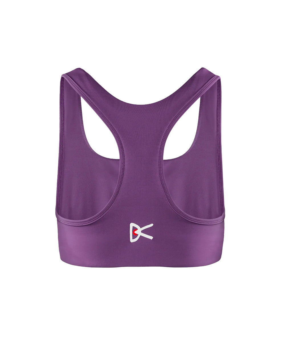Brassière à double épaisseur violet