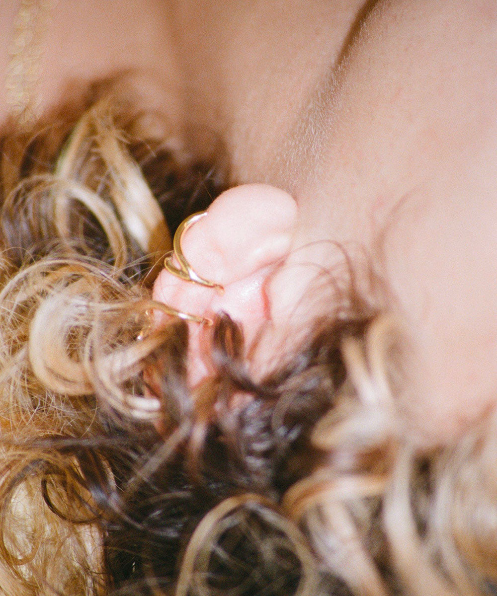 Boucles d'oreilles The Syliabules vermeil
