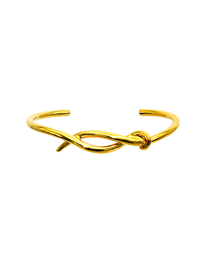 Bracelet jonc Rhizoé vermeil