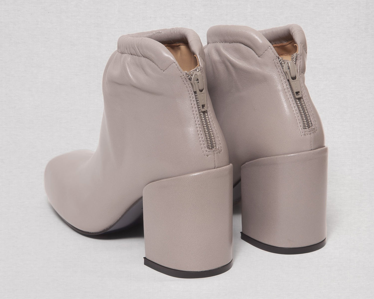 Aalto Chunky Ankle Boots with Gathering