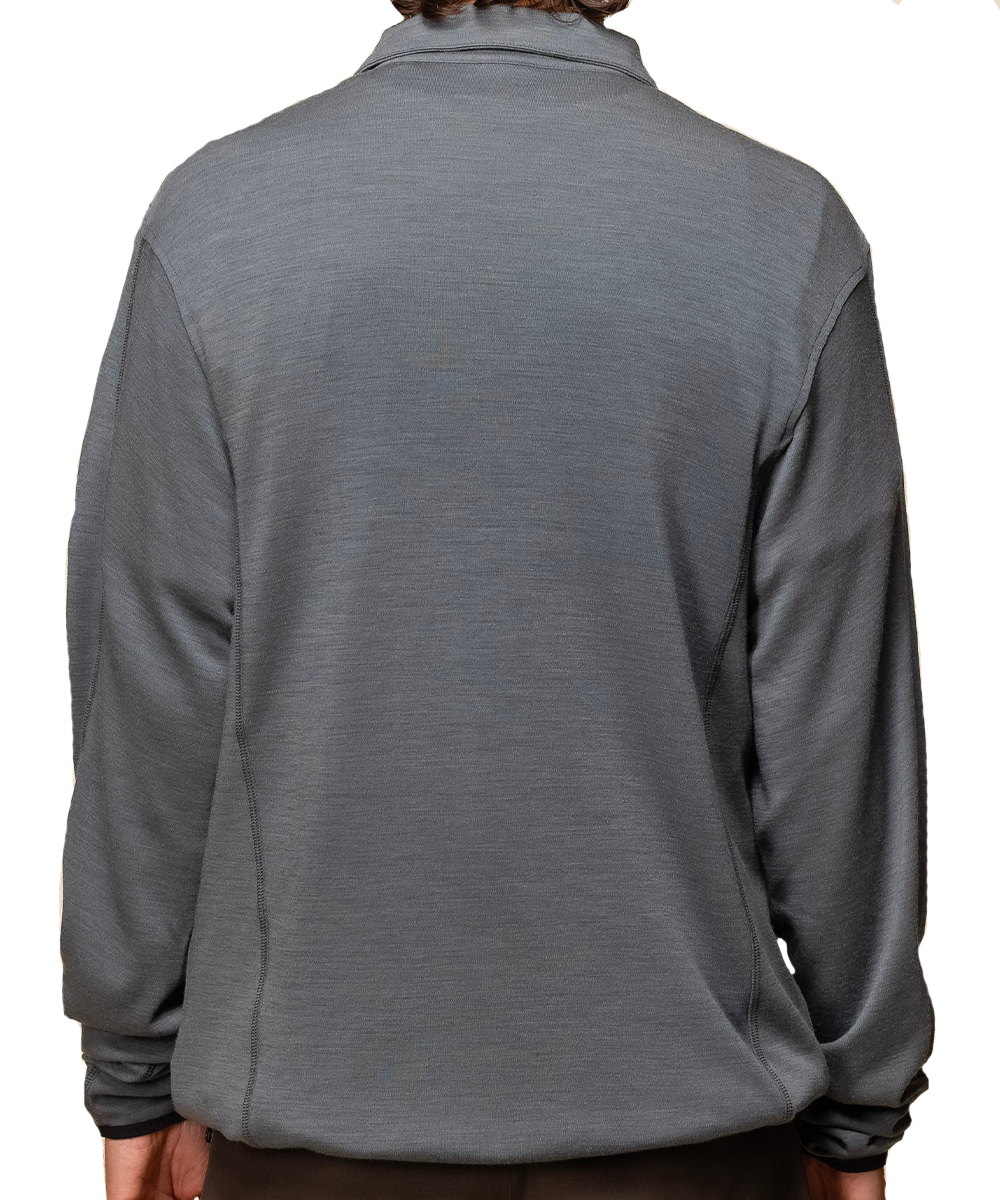 Tee-shirt Incognito demi-zippe gris