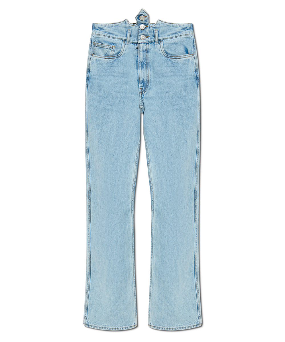 x Disney Jean Couronne bleu délavé
