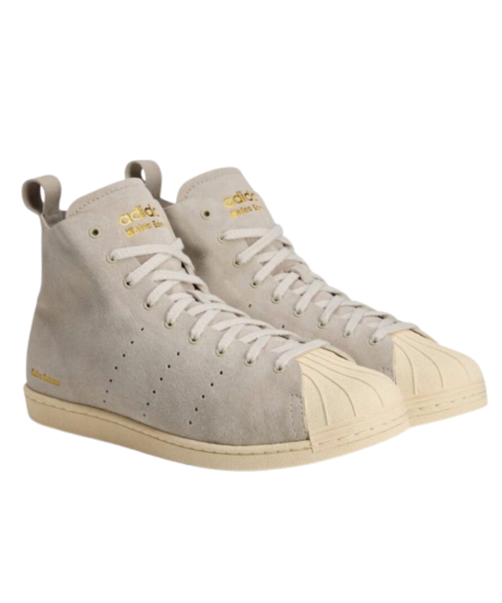 x Wales Bonner Superstar Hi supplier color/ cream white/ gold met
