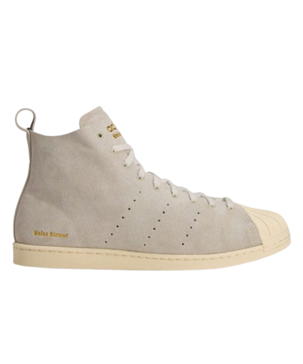 x Wales Bonner Superstar Hi supplier color/ cream white/ gold met