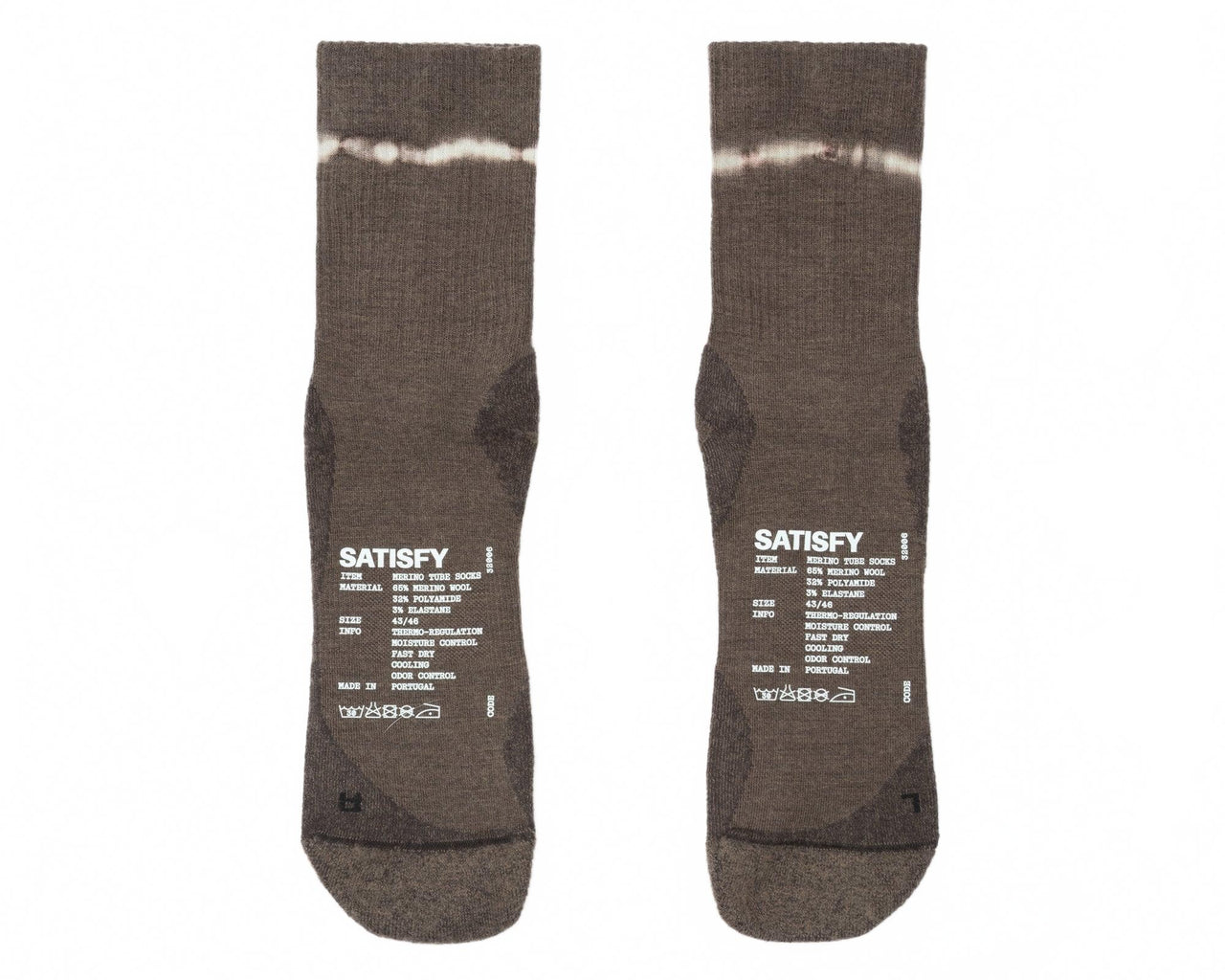 Merino Nylon Tube Socks - Satisfy - Tie Dye Falcon