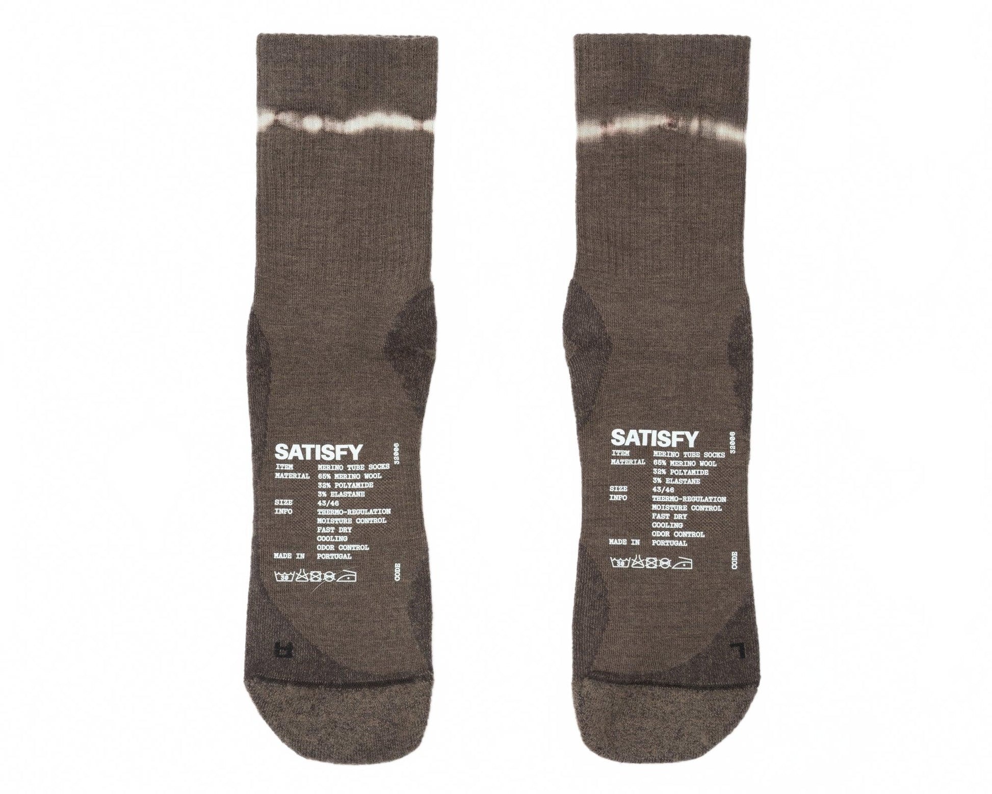 Merino Nylon Tube Socks - Satisfy - Tie Dye Falcon