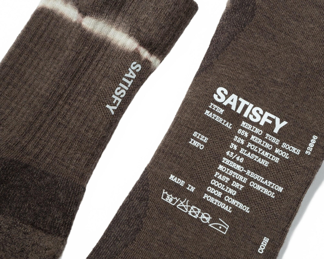 Merino Nylon Tube Socks - Satisfy - Tie Dye Falcon