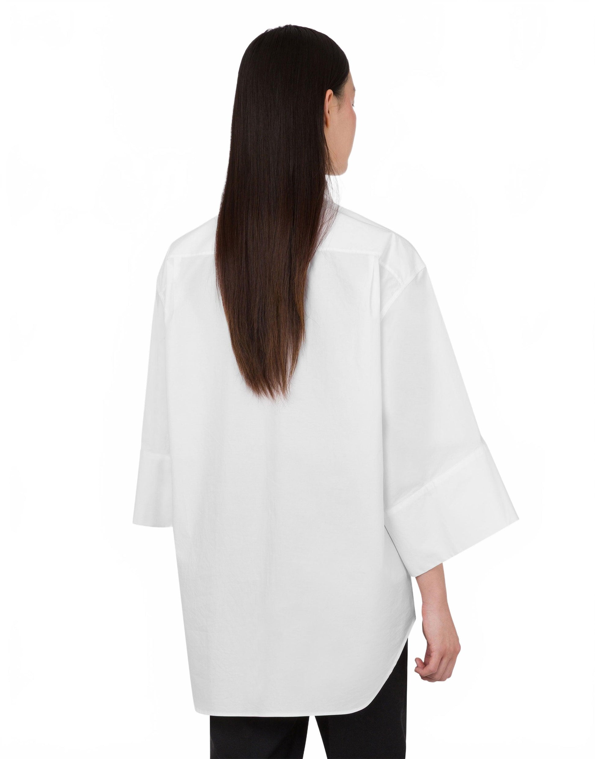 Chemise En Popeline De Coton - Moschino - White