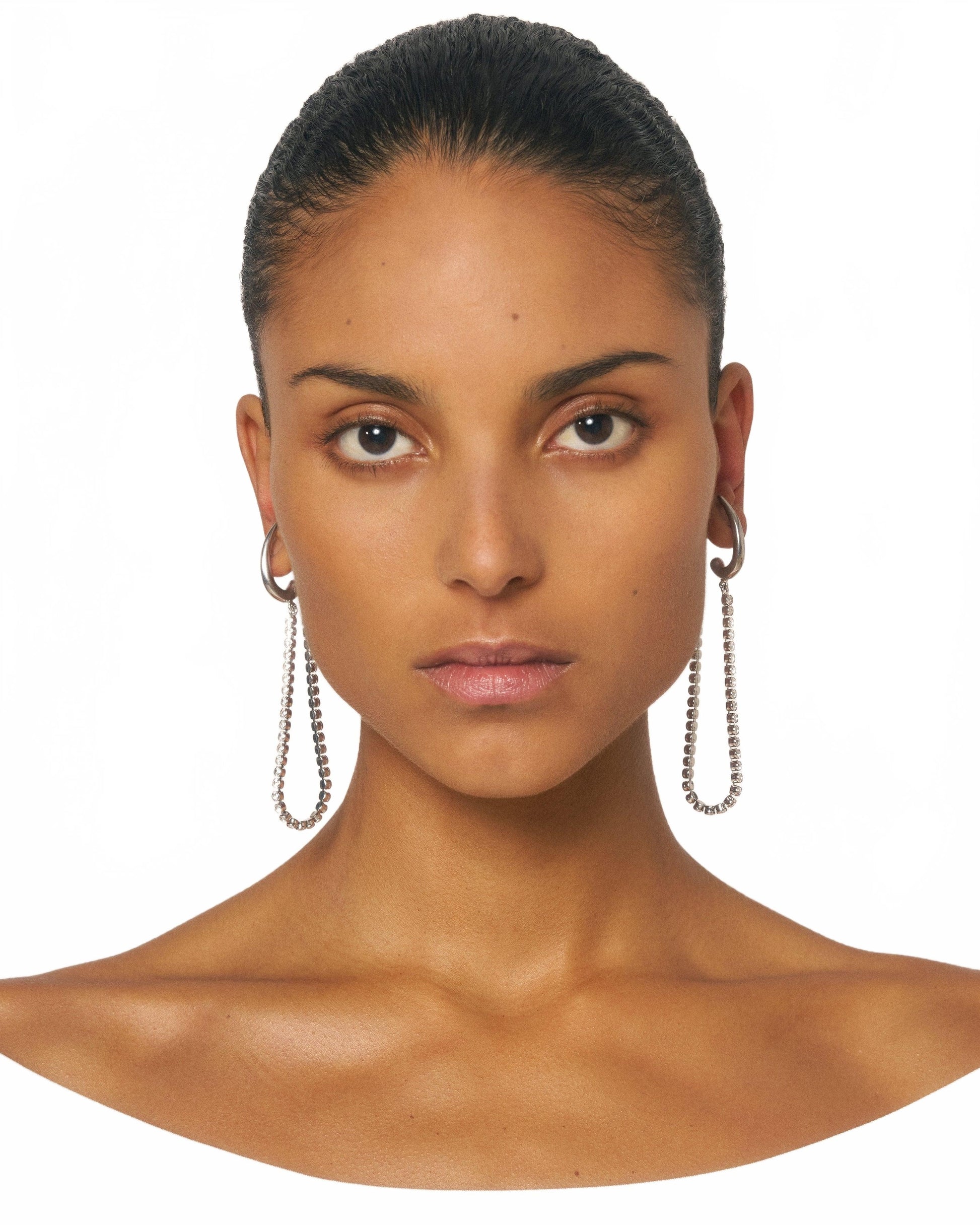 Diamanti Pendulum Earrings - Panconesi - Silver