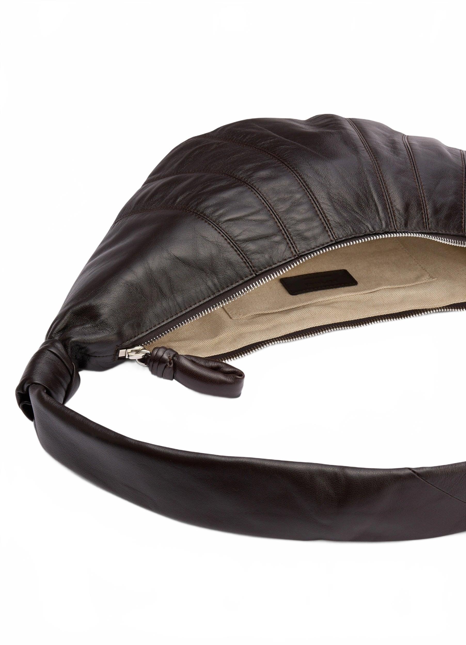 Sac Croissant Moyen - Lemaire - Chocolat